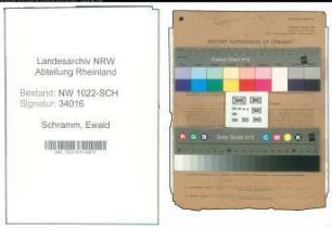 Entnazifizierung Ewald Schramm , geb. 30.12.1890 (Gastwirt)