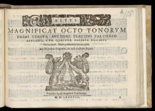 Placido Falconio: Magnificat octo tonorum. Altus