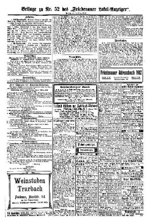 Beilage zu Nr. 52