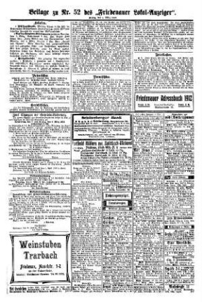 Beilage zu Nr. 52