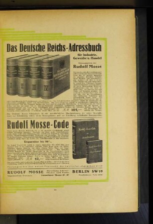 Rudolf Mosse-Code