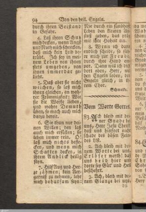 Vom Worte Gottes.