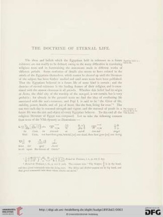 The doctrine of eternal life