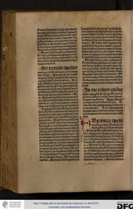 In die resurrectionis legitur evangelium In illo tempore Maria Magdalene etc. Marci xvi, possunt disputari sequentes questiones...