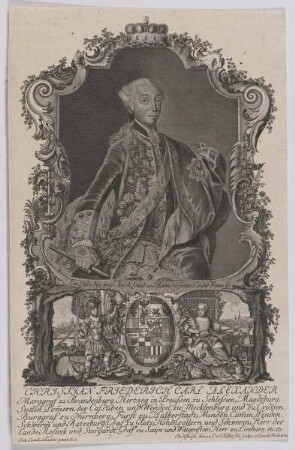 Bildnis des Karl Alexander, Markgraf von Brandenburg-Ansbach