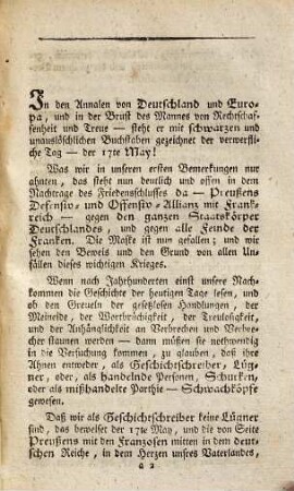 Noch einmal Bemerkungen über den weitern preußischen Vertrag mit der Frankenrepublik, vom 17. May, 1795. in Betreff der Demarkationslinie, und der Neutralität