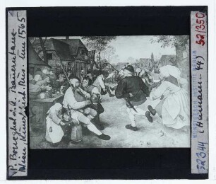 Brueghel (Pieter d. Ä.), Bauerntanz (Wien KhM GG_1059)