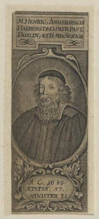 Bildnis des Heinrich Ammersbach