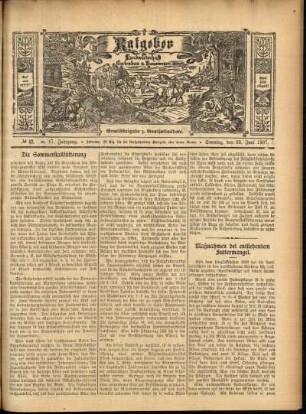 Ausgabe vom Sonntag, den 23. Juni 1907.
