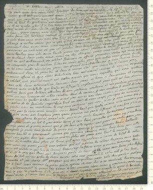 Brief von Marie-Anne Chamisso  an Adelbert von Chamisso