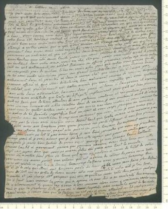 Brief von Marie-Anne Chamisso <Comtesse de> an Adelbert von Chamisso