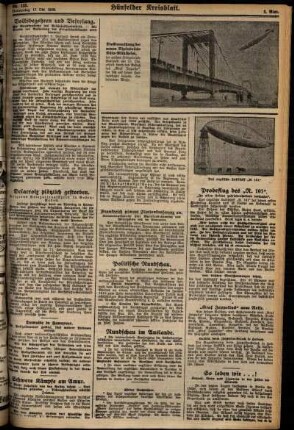 Zweite Ausgabe vom Donnerstag, den 17. Oktober 1929.