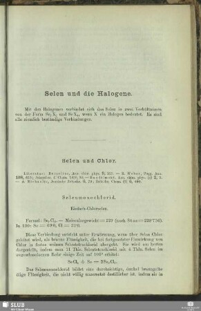 Selen und die Halogene