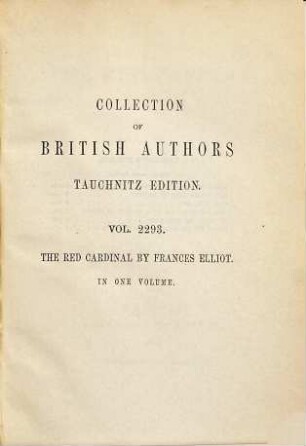 The red cardinal : a romance