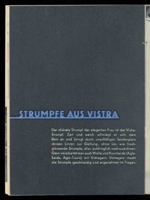 Strümpfe aus Vistra