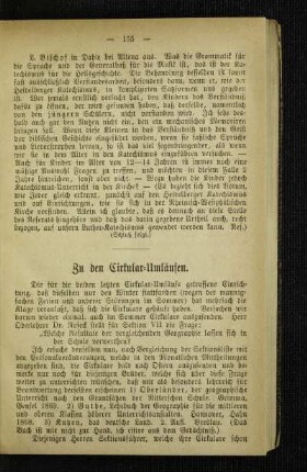Zu den Cirkular-Umläufen