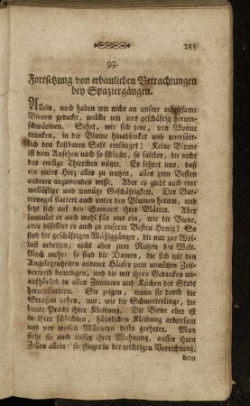 93. Fortsetzung von erbaulichen Betrachtungen bey Spaziergängen. - 97. Schluß des vorigen.