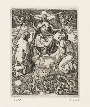 Jüngstes Gericht, Blatt 37 der Folge "Passion Christi"