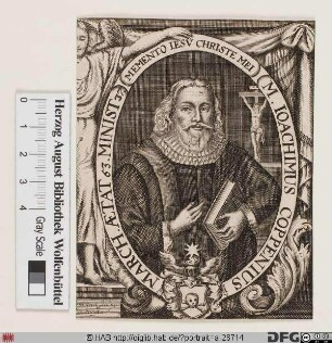 Bildnis Joachim Köppen (lat. Coppenius)