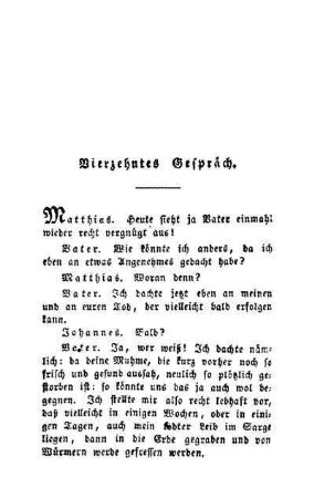 Vierzehntes Gespräch
