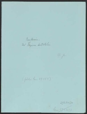 Topicorum Aristotelis interpretatio, Lib. VI - BSB Clm 29384(25