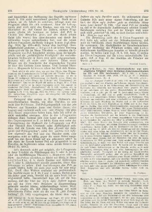 232-233 [Rezension] Meyer, Wendelin, Bruder Franz. Sein Leben, sein Werk, sein Geist. Ein Weckruf an suchende Menschen