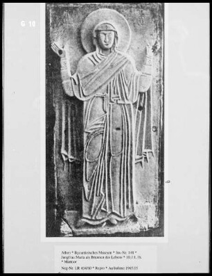 Reliefikone der Maria orans