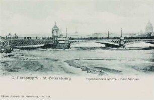 St.-Pétersbourg. Pont Nicolas [Russland 1904]