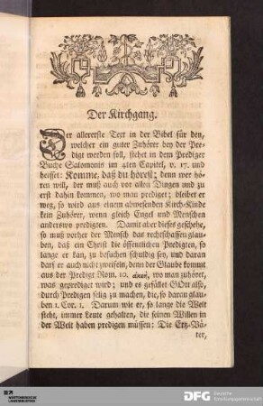 Der Kirchgang