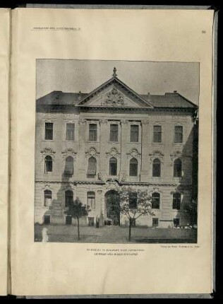 Wohnhaus in Budapest, Nagy János-Utcza. Architekt: Géza Márkus.