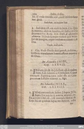 De Adverbio Inibi. Cap. LXXVII.