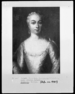 Eine Gräfin Solms, vielleicht Elisabeth Amalie Friederike Solms-Laubach