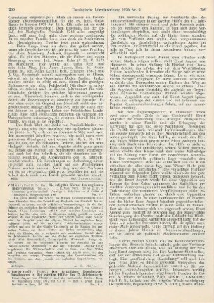 255 [Rezension] Völker, Karl, Die religiöse Wurzel des englischen Imperialismus