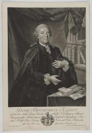 Bildnis des Georg Friederich Klein