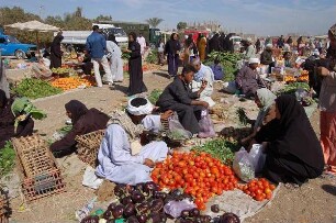 Luxor - Markttag : Markttag in El Gourna, West-Bank bei Luxor, aufgenommen 2006