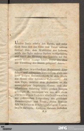 [Jubel-Predigt]