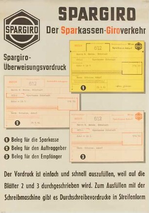 "Der Sparkassen-Giroverkehr"