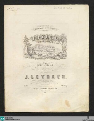Idylle pastorale : pour piano; op. 16