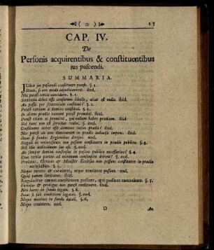 Cap. IV. De Personis acquirentibus & constituentibus jus pascendi.