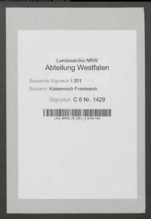 Verkauf eines Stück Landes im Nottulner Esch auf den Paken an Theodor Gerdes, Kaufmann in Nottuln (Nr. 106).