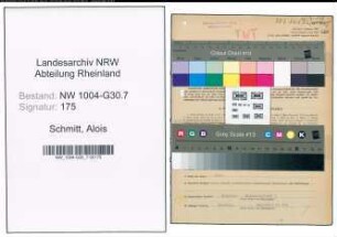 Entnazifizierung Alois Schmitt , geb. 07.01.1901 (Hafensekretaer)