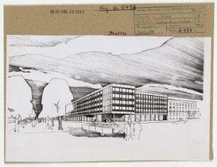 Ministerium für Volksbildung. Berlin, Mitte, Unter den Linden/Otto-Grotewohl-Straße (ehem. Wilhelmstraße)