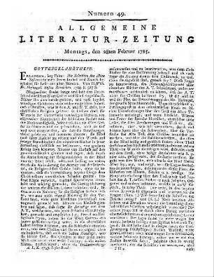 [Sander, C. L.]: Geschichte meines Freundes Bernhard Ambrosius Rund. Bd. 2-3. Von C. Bachmann [i.e. C. L. Sander]. Hamburg: Hoffmann 1784