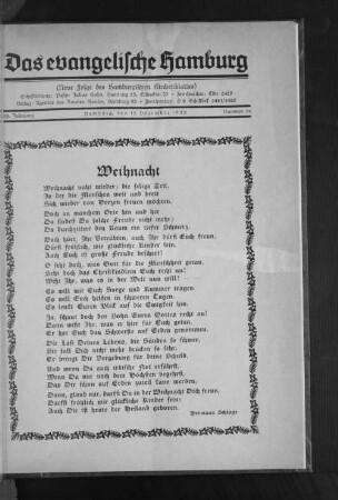Weihnacht