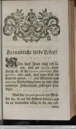 Freundliche liebe Leser!
