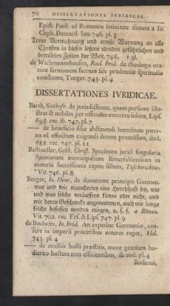 Dissertationes Iuridicae