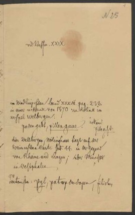 Sammlung von Notizen, Abschriften u.a. aus altdeutschen Handschriften