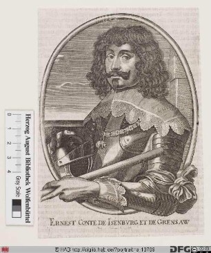 Bildnis Ernst Graf von Isenburg u. Grenzau