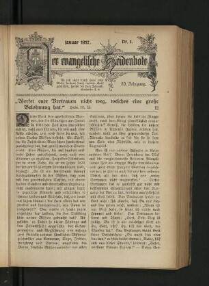 Nr. 1. Januar 1917.