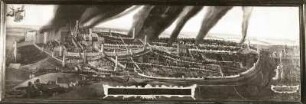 Stadtbrand vom 2. Mai 1634 : Stadtbrand vom 2. Mai 1634. Ölgemälde (vor 1653; M. Crocinus). Bautzen: Stadtmuseum